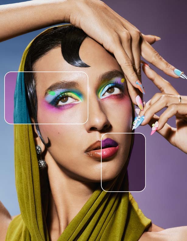 Beauty editorial · насыщенный цвет