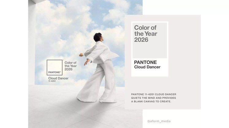 Pantone Cloud Dancer · Color of the Year 2026